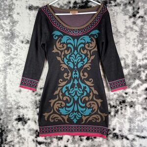 Flying Tomato Sweater Dress‎ Womens Size Medium Knit Polyester Long Sleeve